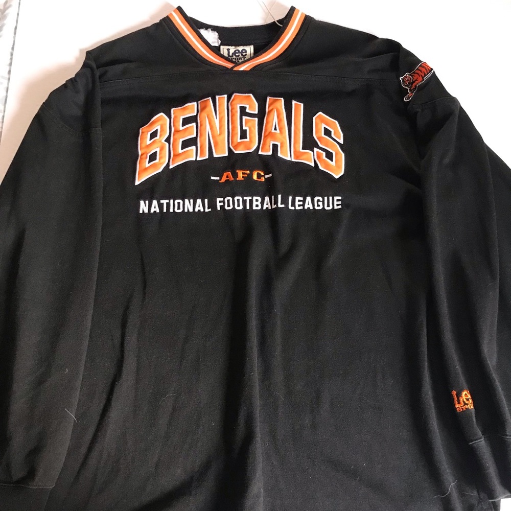 Bengals Lee Sport vintage AFC NFL sweatshirt large